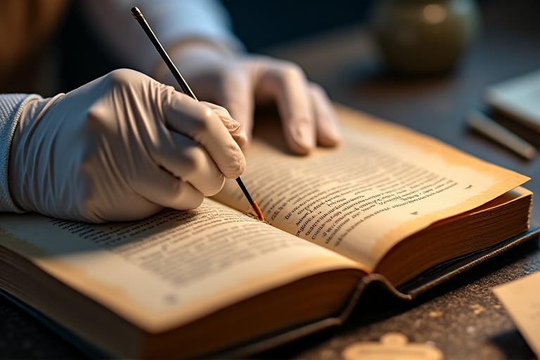 Restauration de livre ancien
